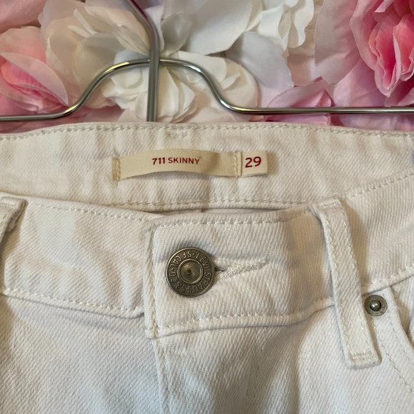 Levi's 711 Skinny Jeans Sz 29 - Picture 6 of 10